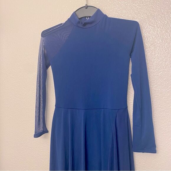 WEISSMAN Dance lyrical costume blue ON THE NATURE OF DAYLIGHT 12286 MC child - Picture 3 of 12